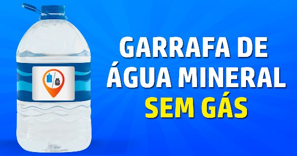 Garrafa Água mineral sem gás Éden